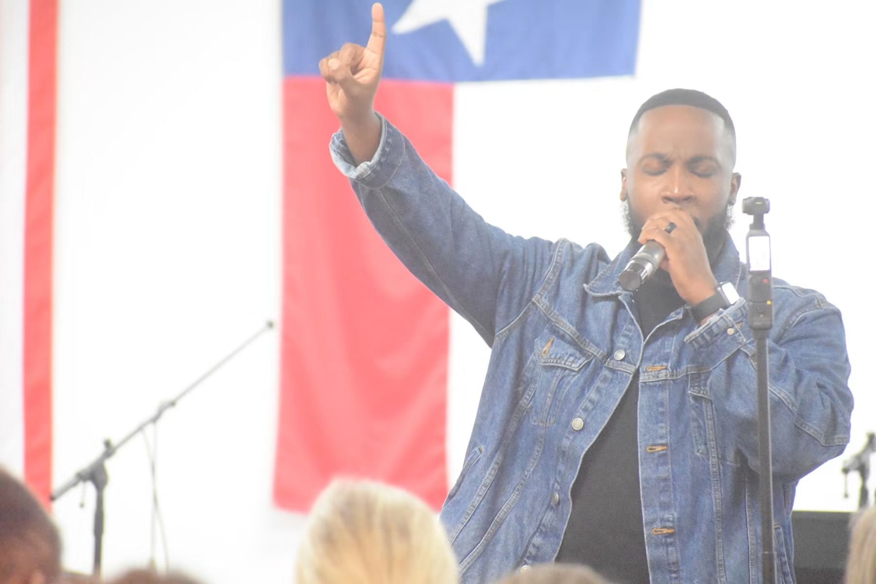 Pastor Jared Davis preaching