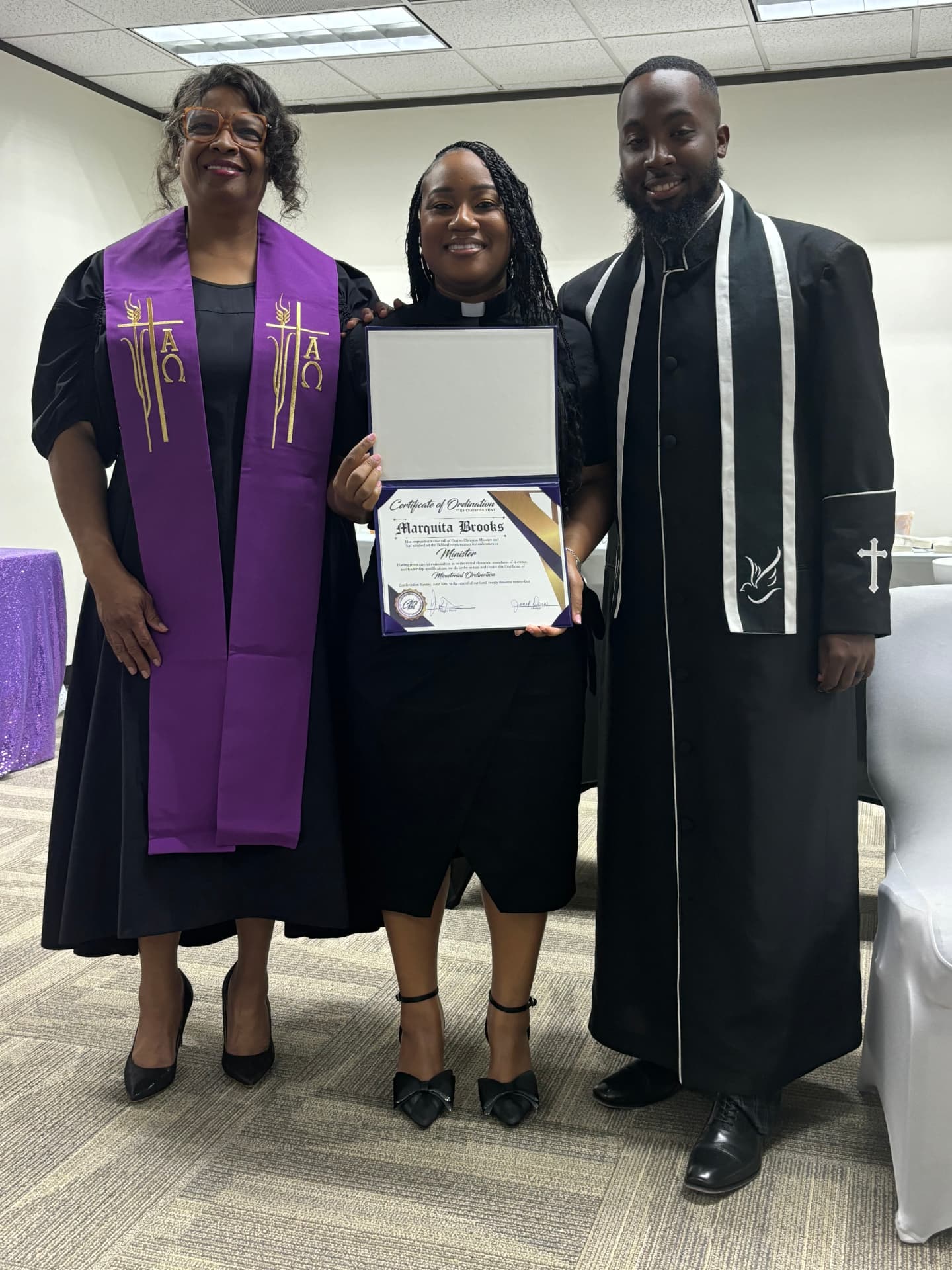Minister Marquita Brooks ordination celebration