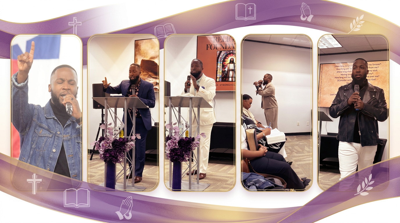 Church ministry collage