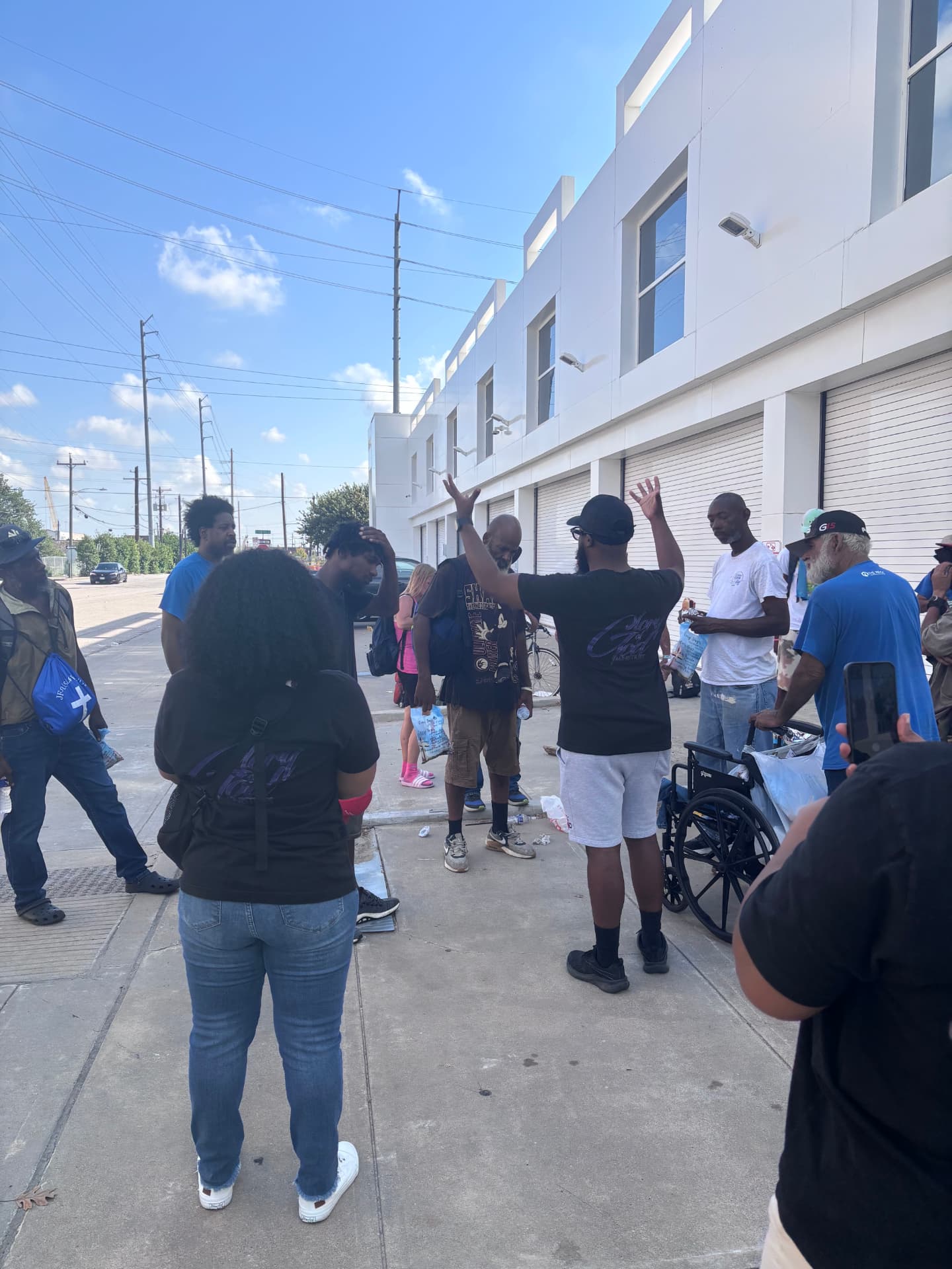 Street evangelism and prayer in the community