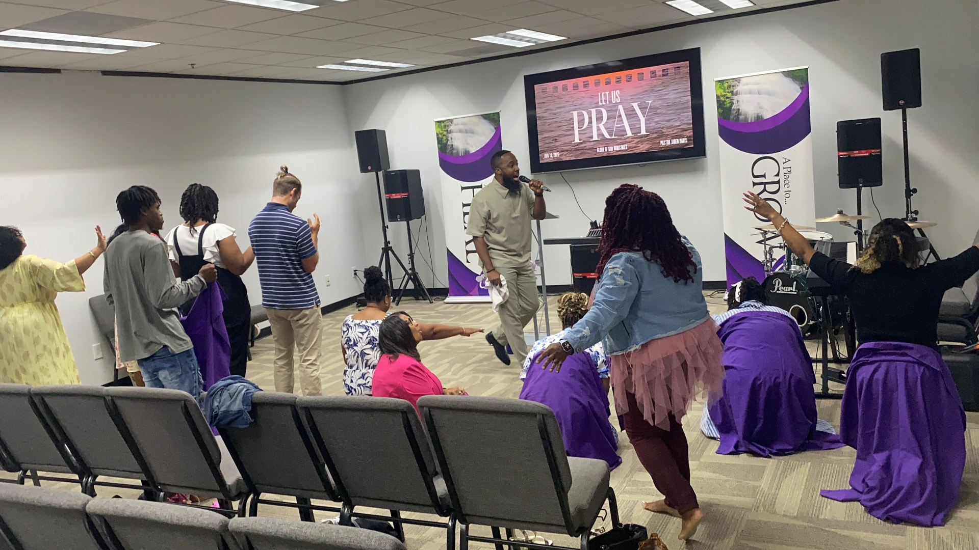 Worship and prayer service